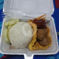 Nasi Sambel Telor Pentol