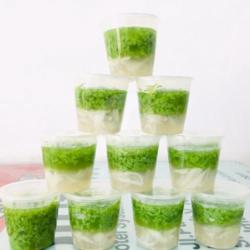 Pudding Kelapa Pandan Lumut