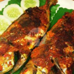 Gembung Bakar Sayur Daun Singkong Sambel Ijo