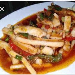 Cumi Sotong Saus Tiram/saus Pedas