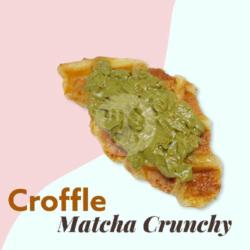 Croffle Matcha Crunchy ( 4 Croffle )