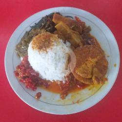 Nasi Padang Cumi Isi Tahu