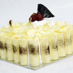 White Forest Cake