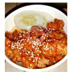 Rice Box Ayam Crispy Saus Tiram