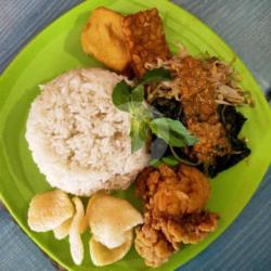 Nasi Pecel   Ayam Crispy