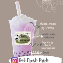 Oot Fresh Drink Boba Pink Velvet