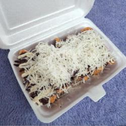 Pisang Naged Keju Coklat Tiramisu