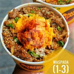 Volcano Beef Bowl Level 1-3 Waspada