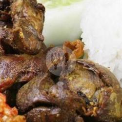 Nasi Ampela Usus Tempe Kalasan   Kerupuk   Lemon Tea