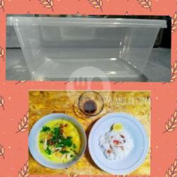1 Porsi Soto Ayam  Nasi  Perkedel