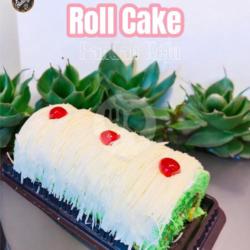 Roll Cake Pandan Keju