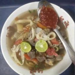 Mie Kocok Daging Campur Lemak