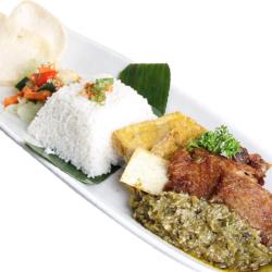 Nasi Iga Sapi Sambal Ijo