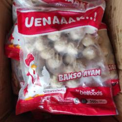 Bakso Ayam Belfoods Uenak 500gram 50biji