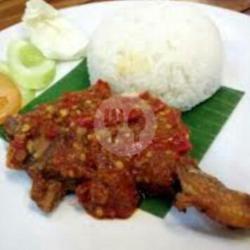 Nasi Ayam Penyet.