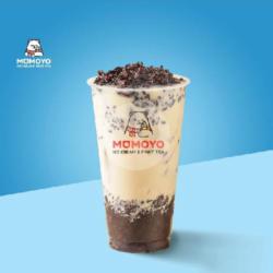 Black Glutinous Rice Milk Tea (m)