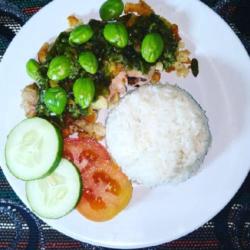 Ayam Geprek Sambal Ijo Pete