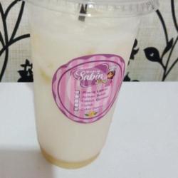 Vanilla Bbm Latte Milk  Cincau