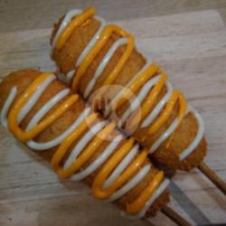 Corndog Tepung Roti Sosis   Moza