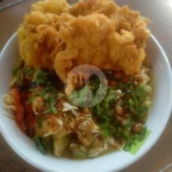 Bubur Ayam Cakwe Cirebon   Kulit Ayam Krispi