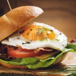 Burger Beef Smoked Eggs