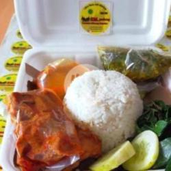 Nasi Bok Rendang Komplit