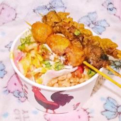 Bubur Ayam Cianjur Mutya Bowl   Usus   Ati   Telor Puyuh