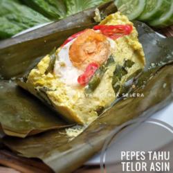 Pepes Tahu Telor Asin ( Tanpa Nasi )