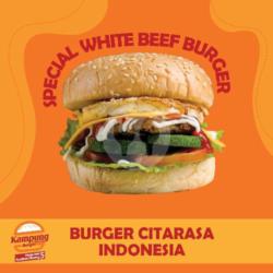 White Beef Burger Special