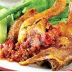 Ayam Penyet  Nasi