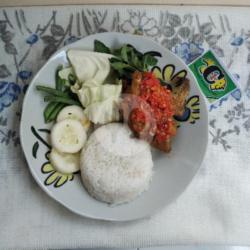 Nasi Dada Ayam Penyet