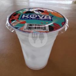 Air Kelapa Murni Pake Daging Kelapa 1gelas Cup Buka Baru