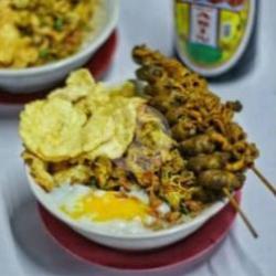 Bubur Ayam Plus Sate Usus