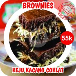 Keju Kacang Coklat - Brownies