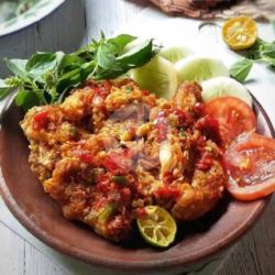 Ayam Goreng Sambel Geprek Tanpa Nasi