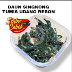 Tumis Daun Singkong Udang Rebon