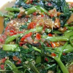 Tumis Kangkung Pedas/ Tidak Pedas