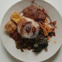 Nasi Rendang   Sayur Kumplit Juara