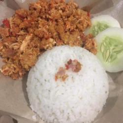 Nasi Ayam   Tempe Geprek