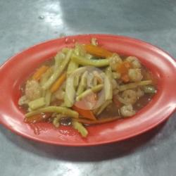 Udang Cah Jagung Muda