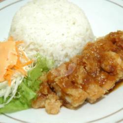 Chicken Rice With Duck Sauce