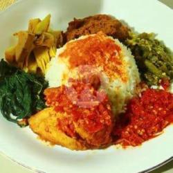 Nasi Ayam Balado Pedas