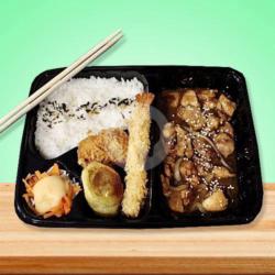 Paket D - Chicken Teriyaki Rice   Side Dish