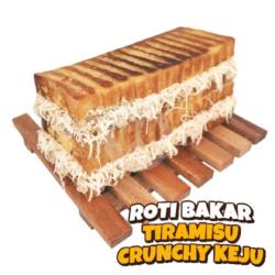 Roti Bakar Tiramisu Crunchy Keju