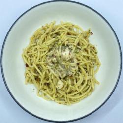 Spaghetti Chicken Aglio Olio