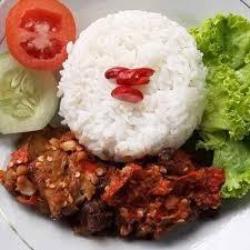 Nasi Empal Geprek