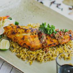 Grilled Middle East Grouper ( Ikan Bakar Kerapu Ala Timur Tengah )