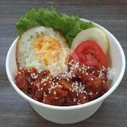 Rice Bowl Ayam Crispy Barbeque