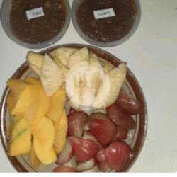 Rujak 3buah,mangga,jambu,nanas,750ml