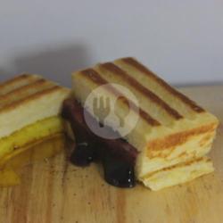 Roti Bakar Topping Dua Rasa (blueberry - Melon)